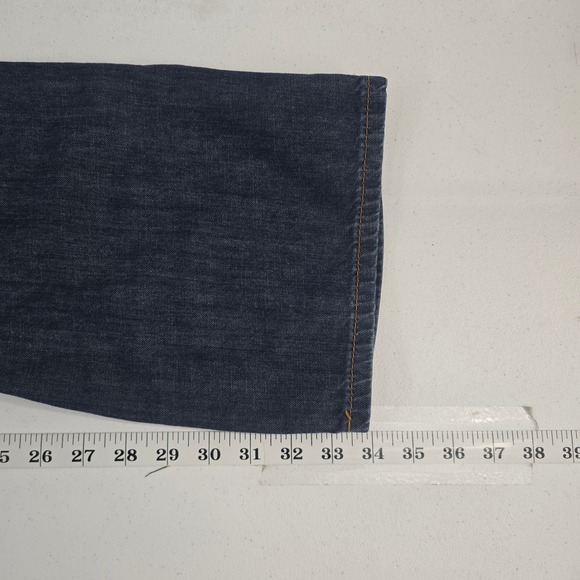 Levi's 527 Slim Bootcut Jeans Dark Wash Denim Mens W34 L34 - Picture 7 of 12